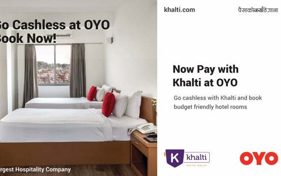 Book OYO Rooms via Khalti Digital Wallet