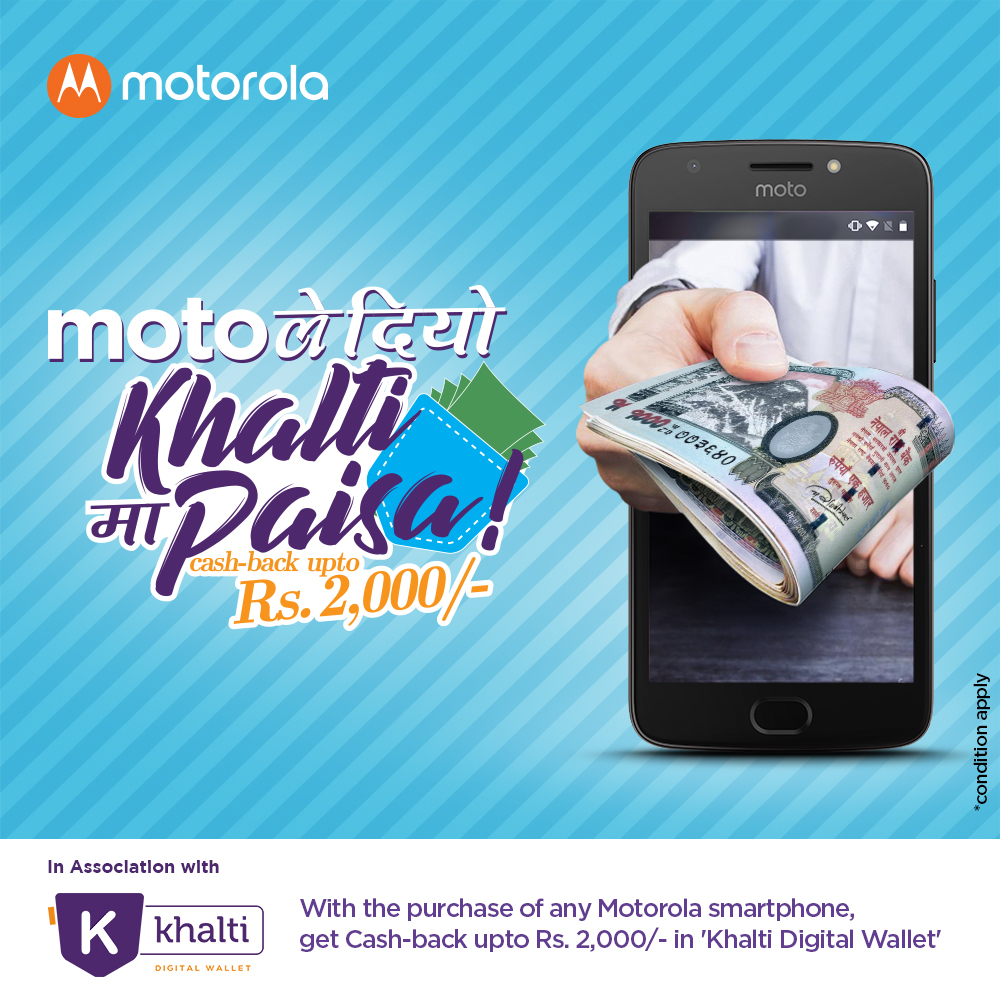 Motorola Nepal and Khalti announce partnership