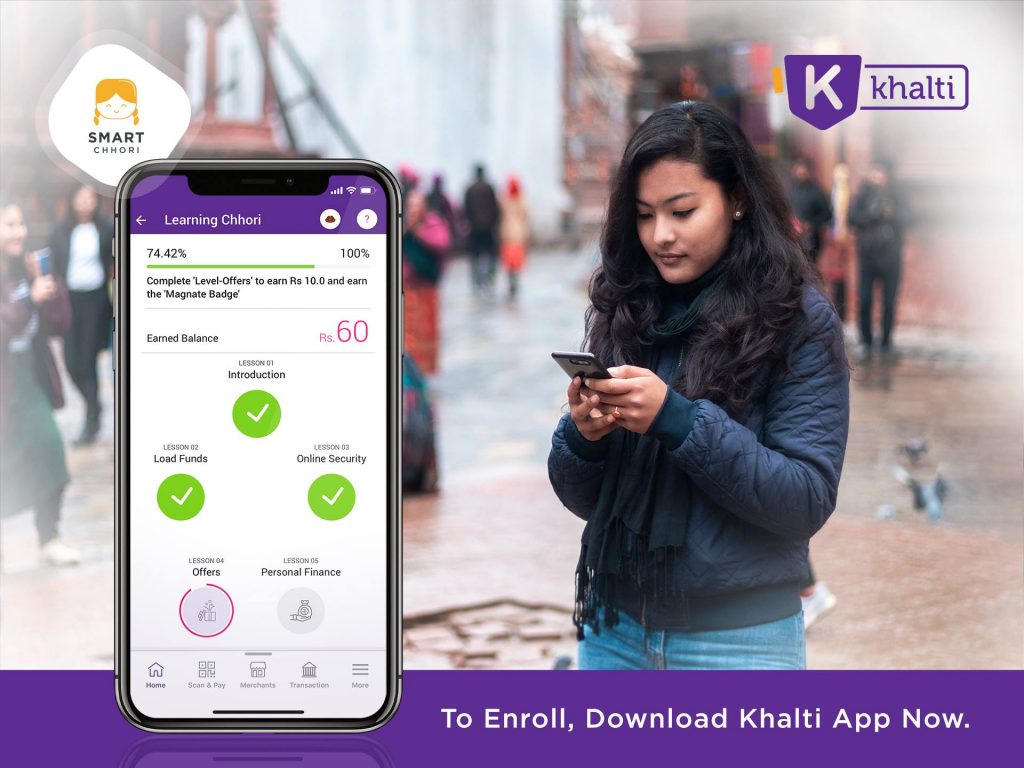 Call for Applications from 10,000 girls to become Khalti Smart Chhori for digitally empowered Nepal