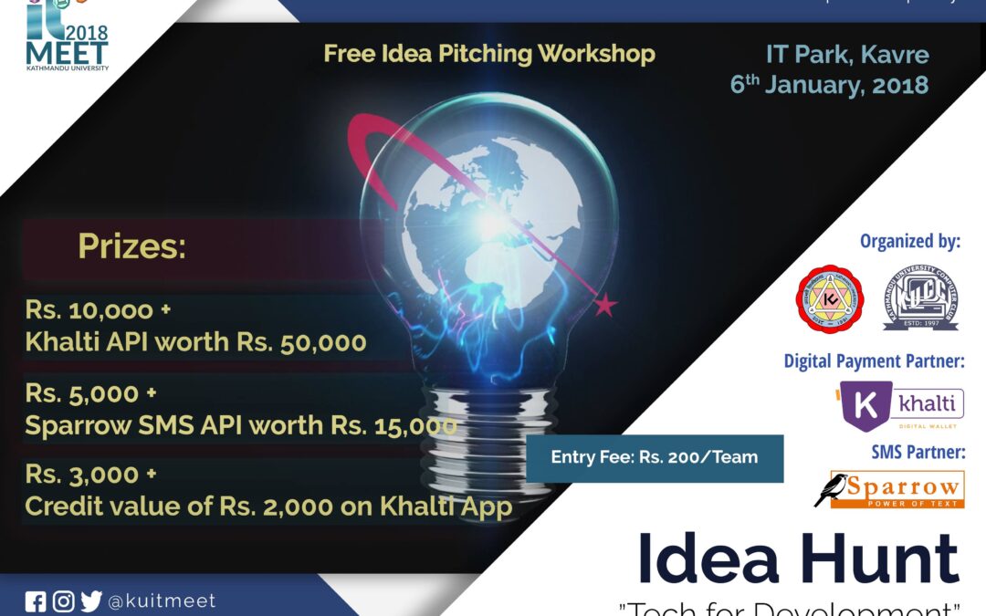 Call for Applications: Idea Hunt at Kathmandu University