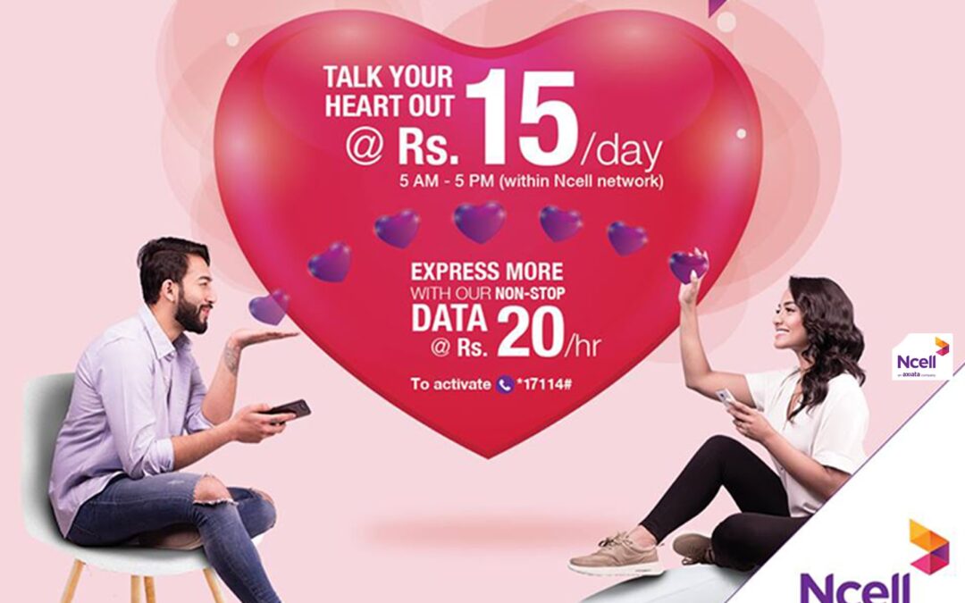 Dear Lovebirds, here is what Ncell is offering you this month of valentine