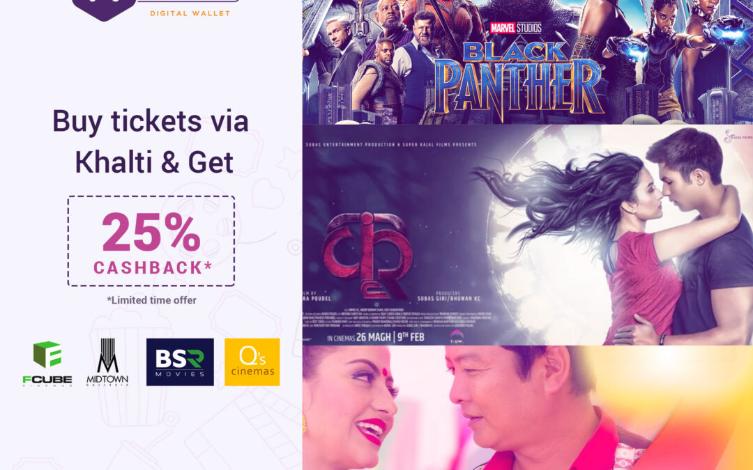 Khalti brings cashback offer on Movie Tickets Booking