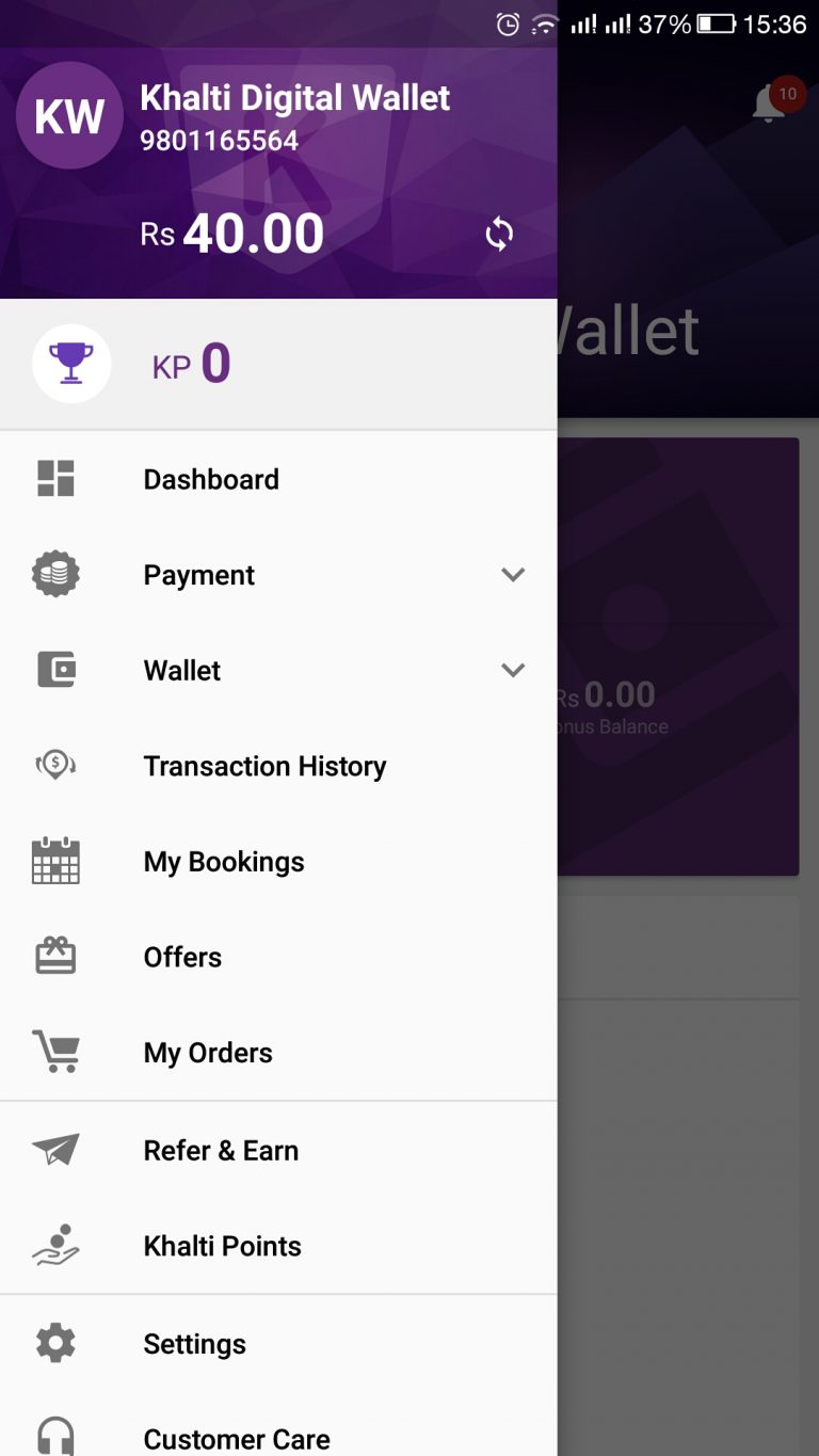 How to set up app transaction password on khalti digital wallet 