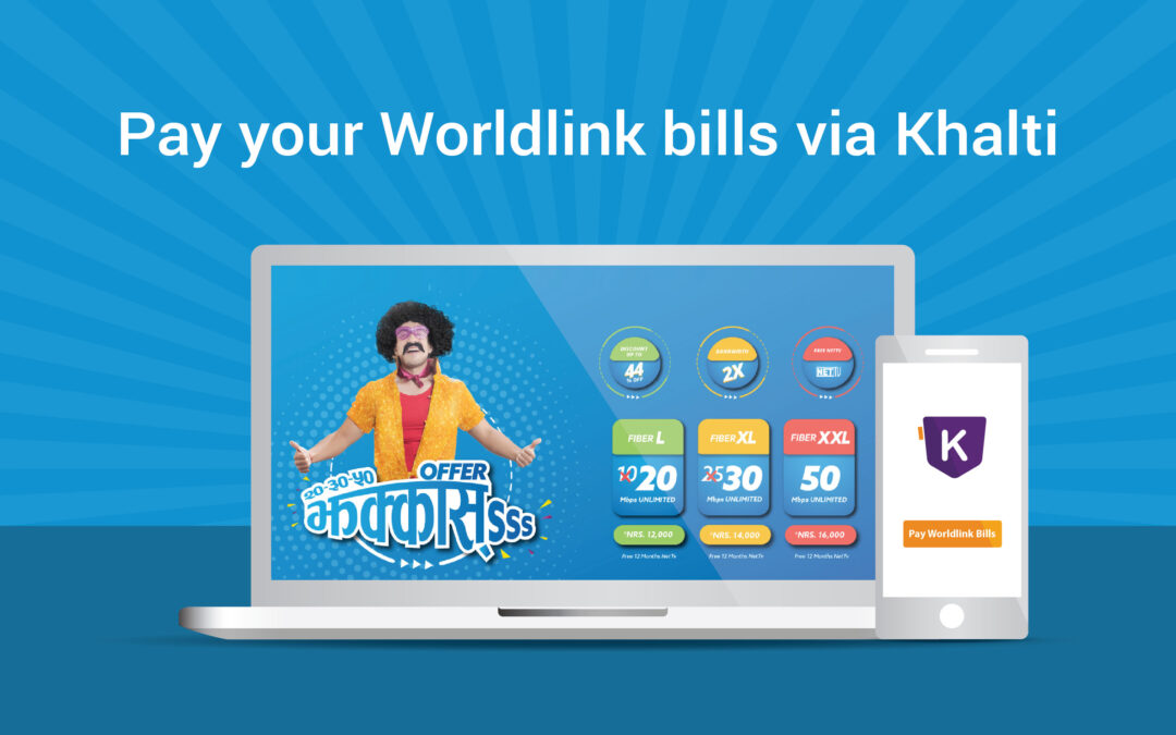 How to pay WorldLink bill online using Khalti?