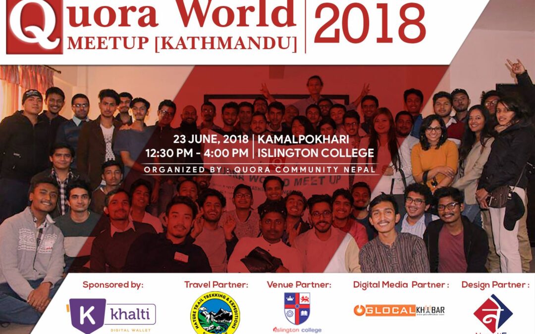 Quora Nepal Meetup set for June 23, pay via Khalti to get 50% off on registration fee