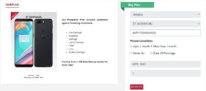 OnePlus 5T Mero Surakshya mobile protection plan in Nepal