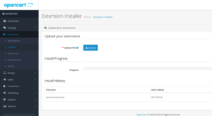 upload extension