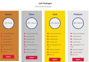 Packages available at ApplyJob