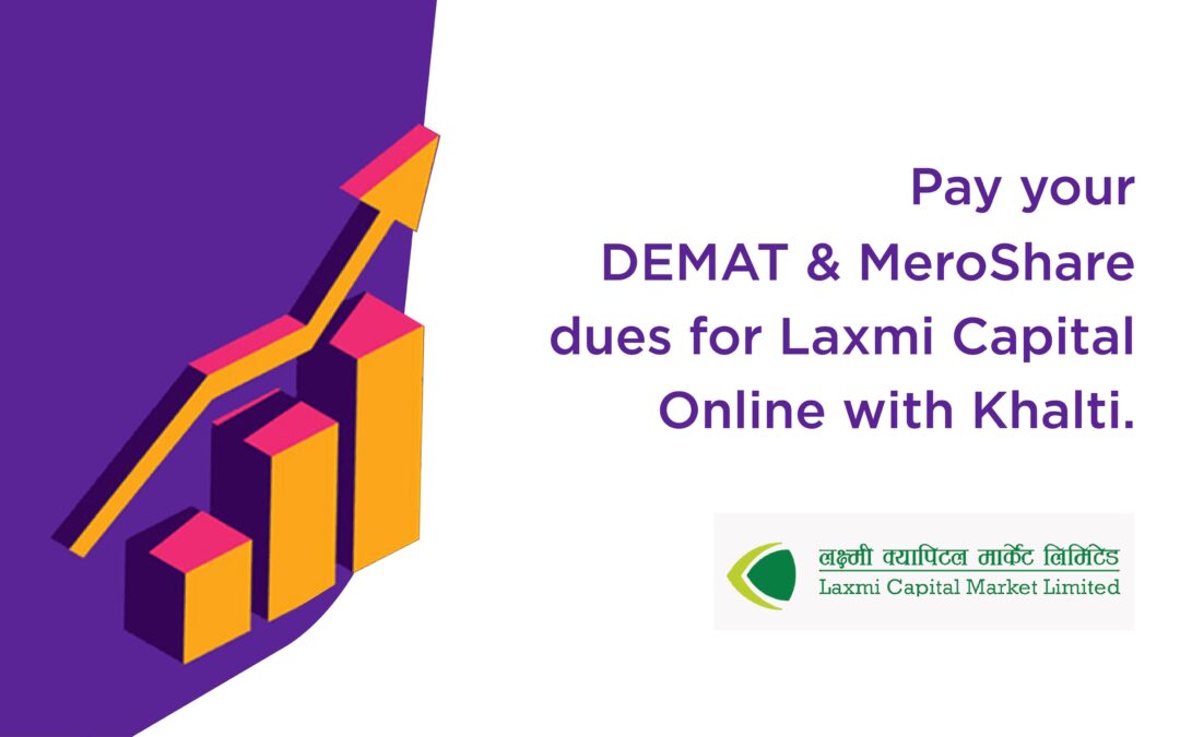 How to pay Laxmi Capital Demat Fees from Khalti?