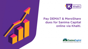 Pay Sanima Capital Demat fees and MeroShare fees via Khalti