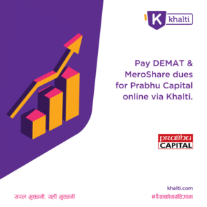 Pay DEMAT and Meroshare for prabhu capital
