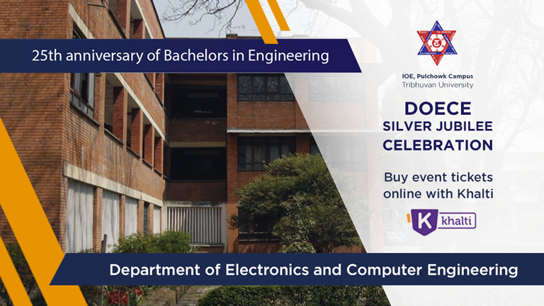 Electronics and Computer Engineering Department of IOE Pulchowk Campus Celebrating Silver Jubilee on November 8-9; Register online with Khalti