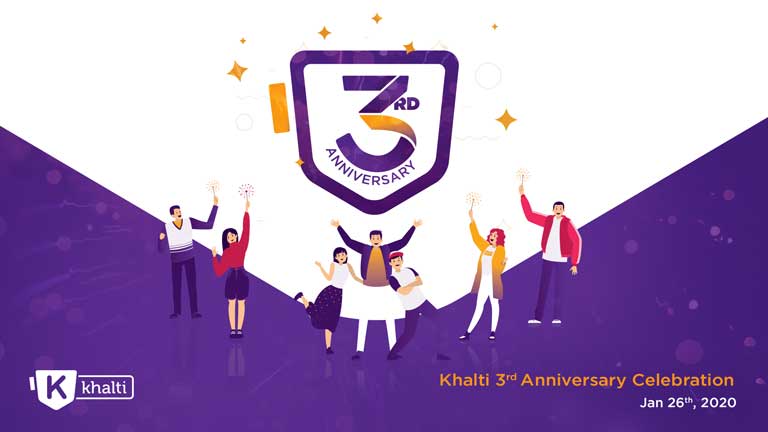 Khalti Celebrates Third Anniversary – Thank You Dear Users For Your Endless Support