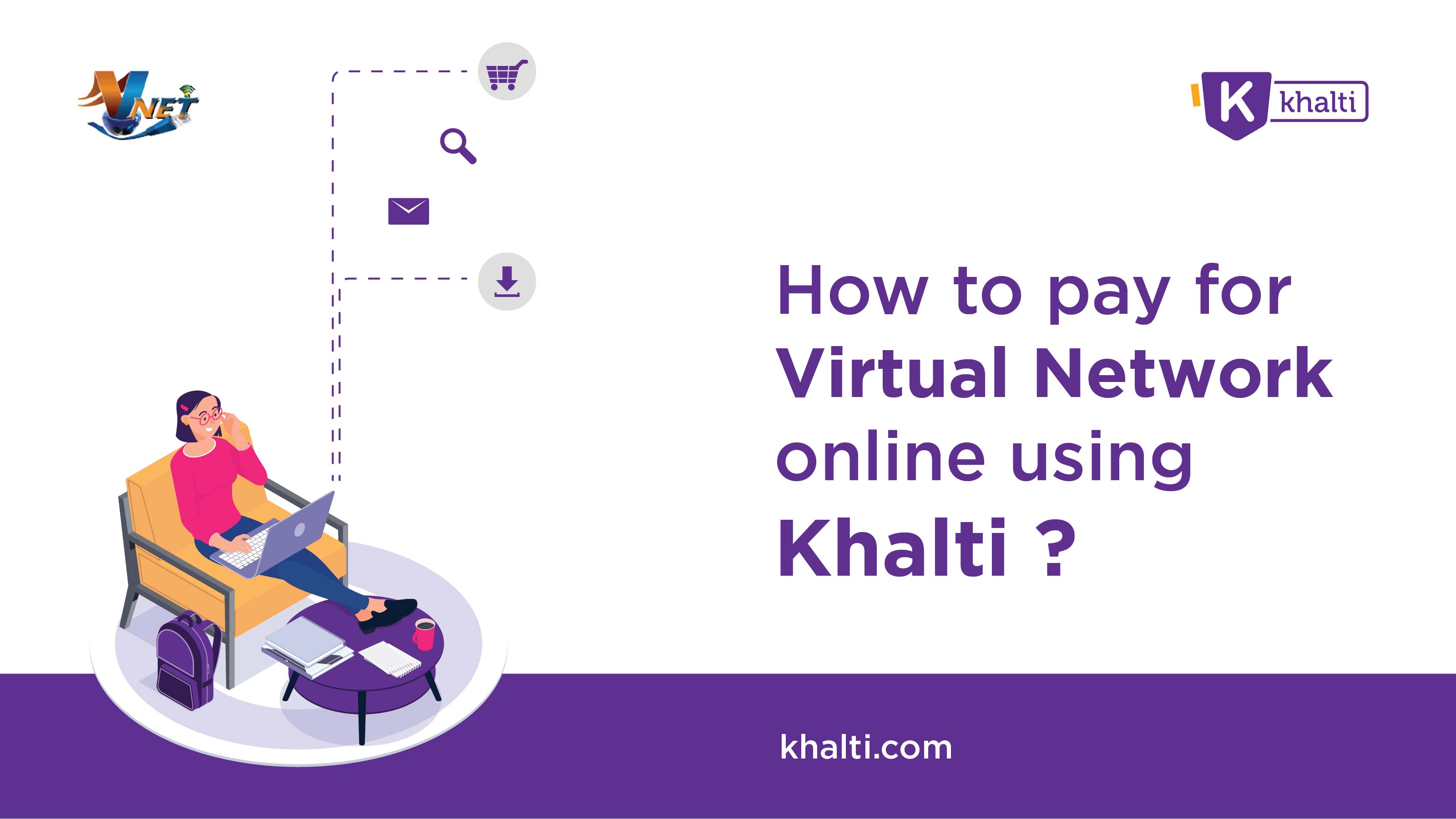 How to pay for Virtual Network online using Khalti?