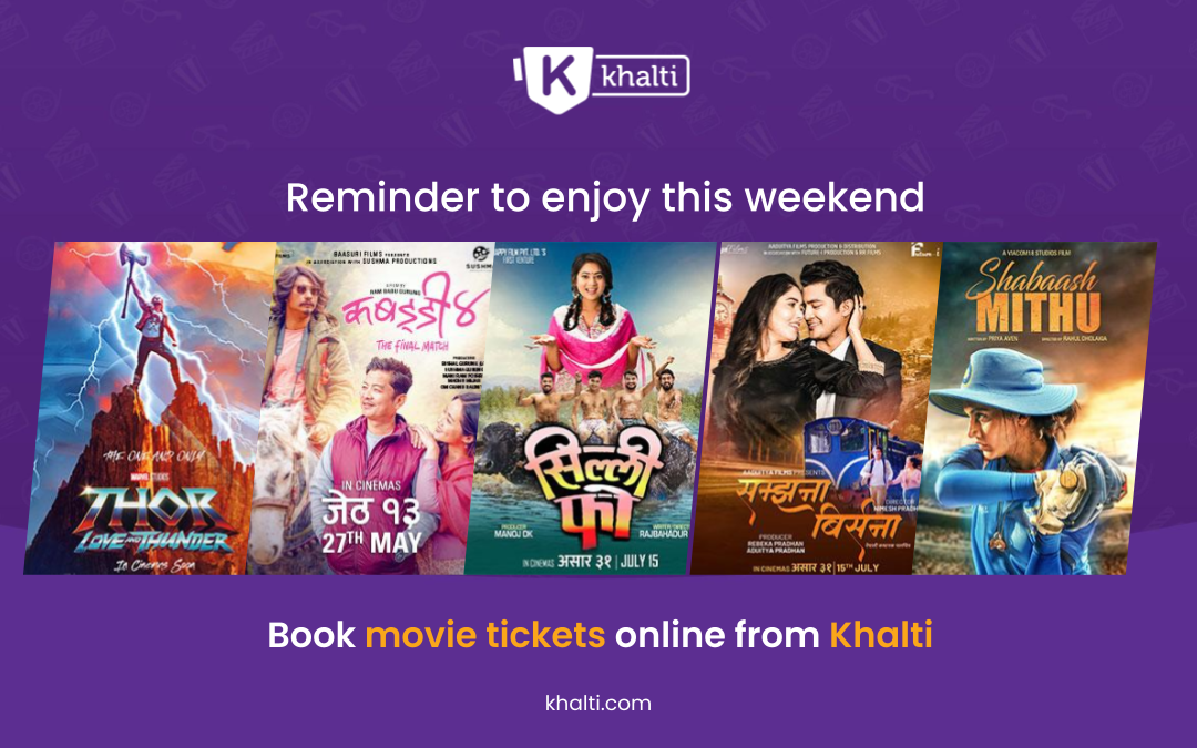 Now Showing Movies in Nepal | Easy movie Ticket booking from Khalti