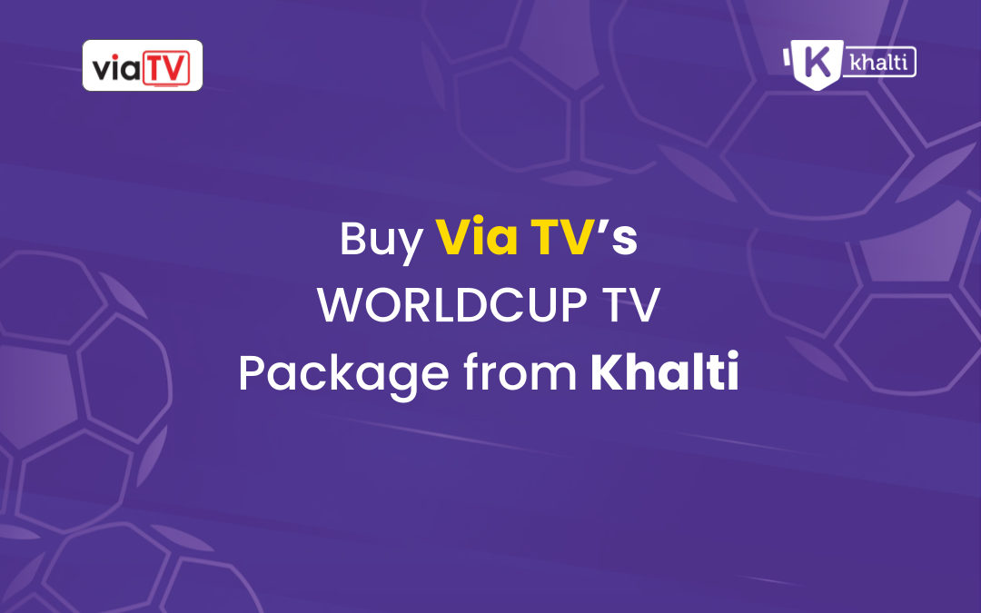 How to Buy Via TV WORLDCUP TV Package from Khalti
