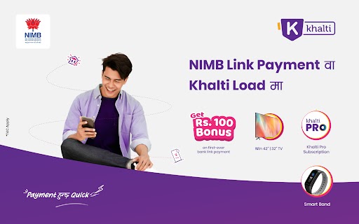 Link NIMB Bank to Khalti and Load from NIMB Smart to Khalti