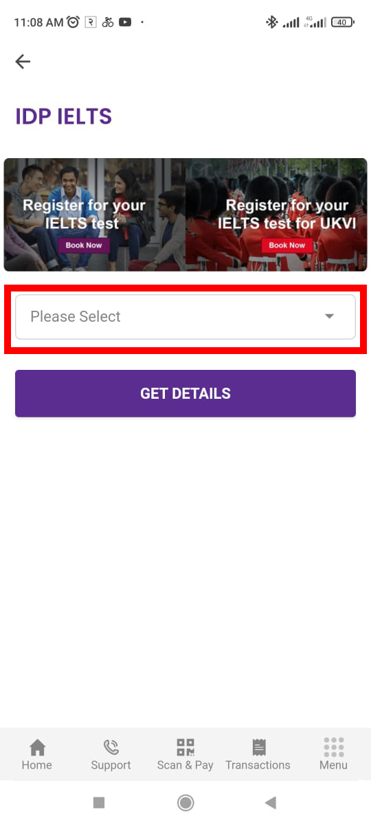 IDP IELTS Booking Registration Directly From Khalti. Khalti App