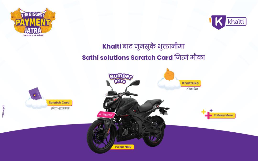 Sathi Solutions on The Biggest Payment Jatra: 50% Off
