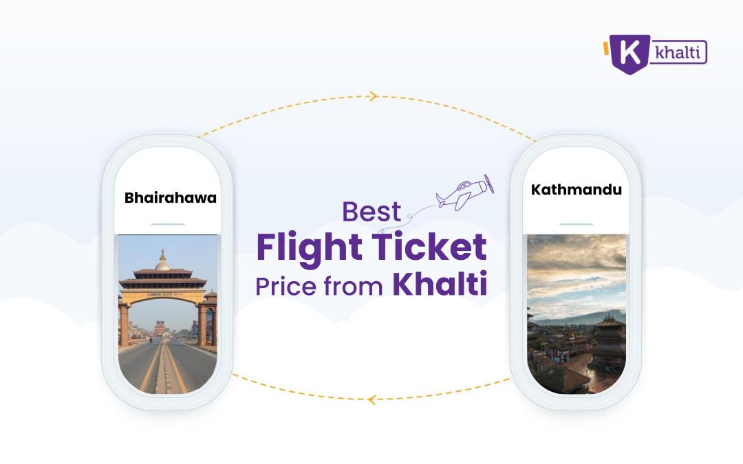 Book your flight from Bhairahawa to Kathmandu