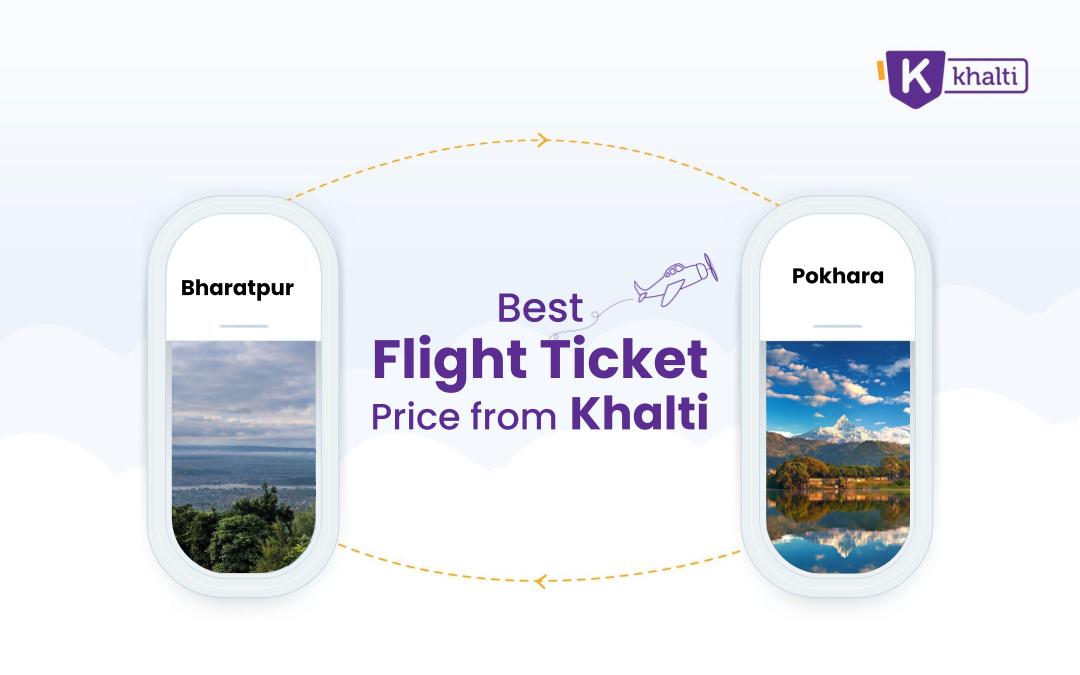 Book your flight ticket from Bharatpur to Pokhara
