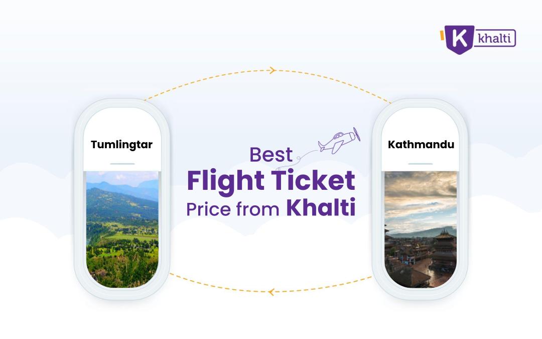 Book flight ticket from Tumlingtar to Kathmandu