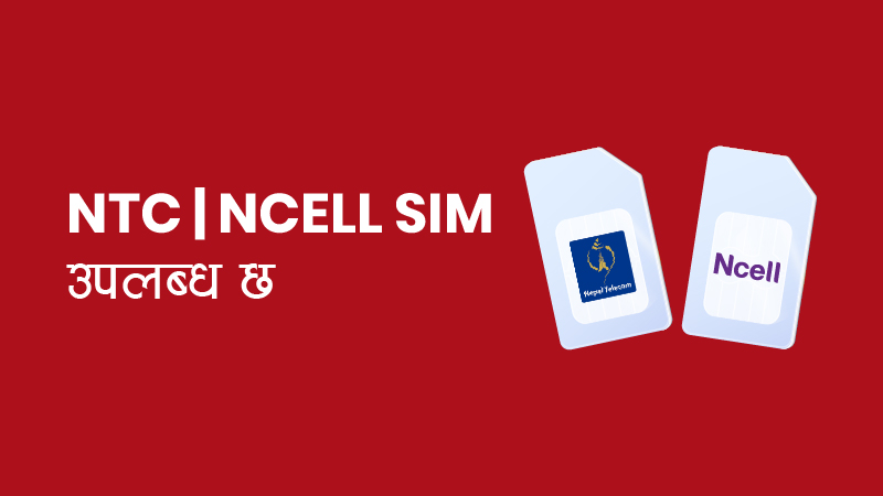 Khalti बाट NTC, Ncell सिम  उपलब्ध