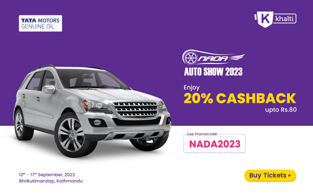 NADA Auto Expo 2023 Buy your tickets from Khalti Khalti