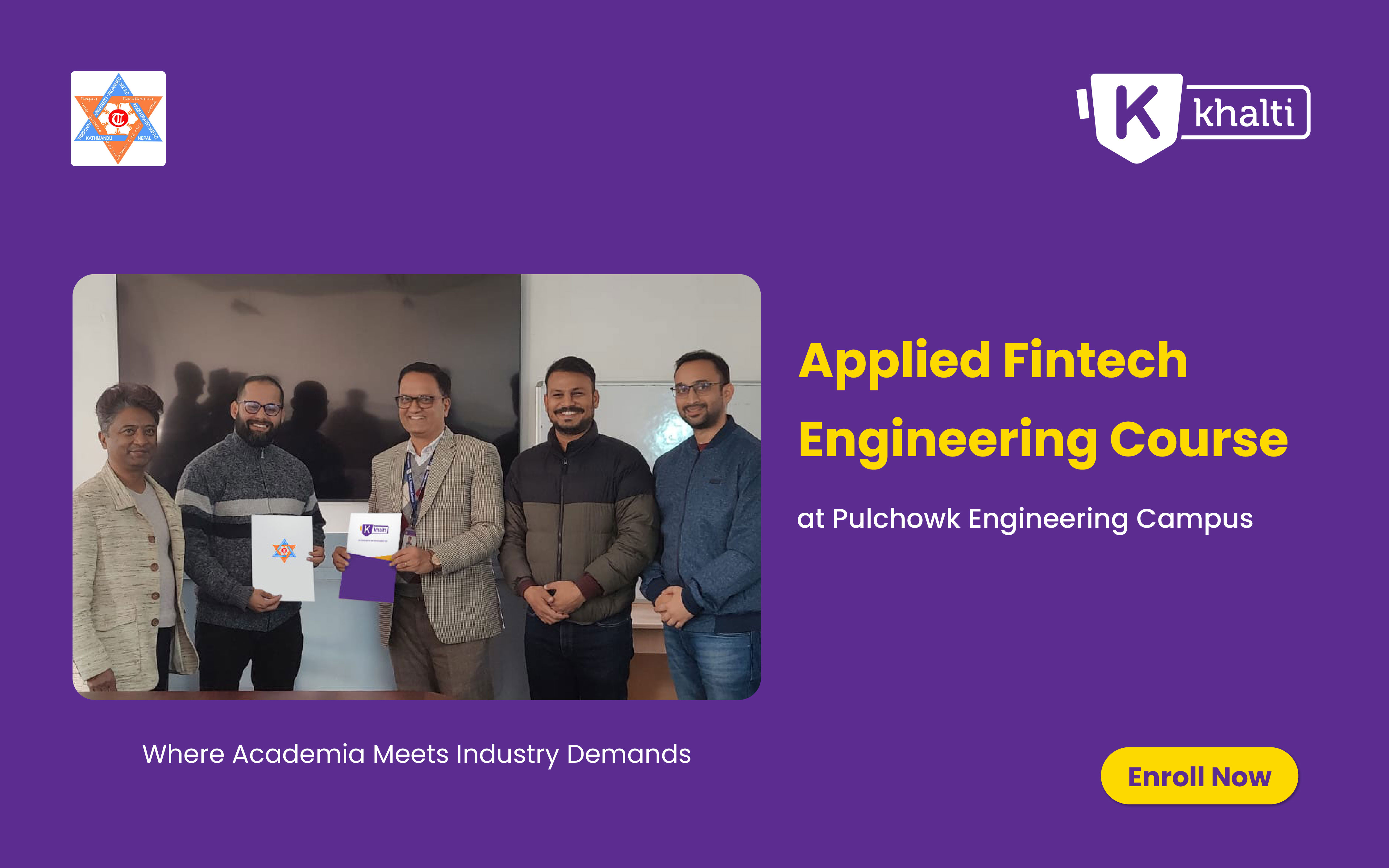 Khalti introduced ‘Applied Fintech Engineering’ in the IOE Pulchowk syllabus 