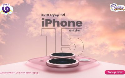 Top Up & Win an iPhone 15 with Khalti!