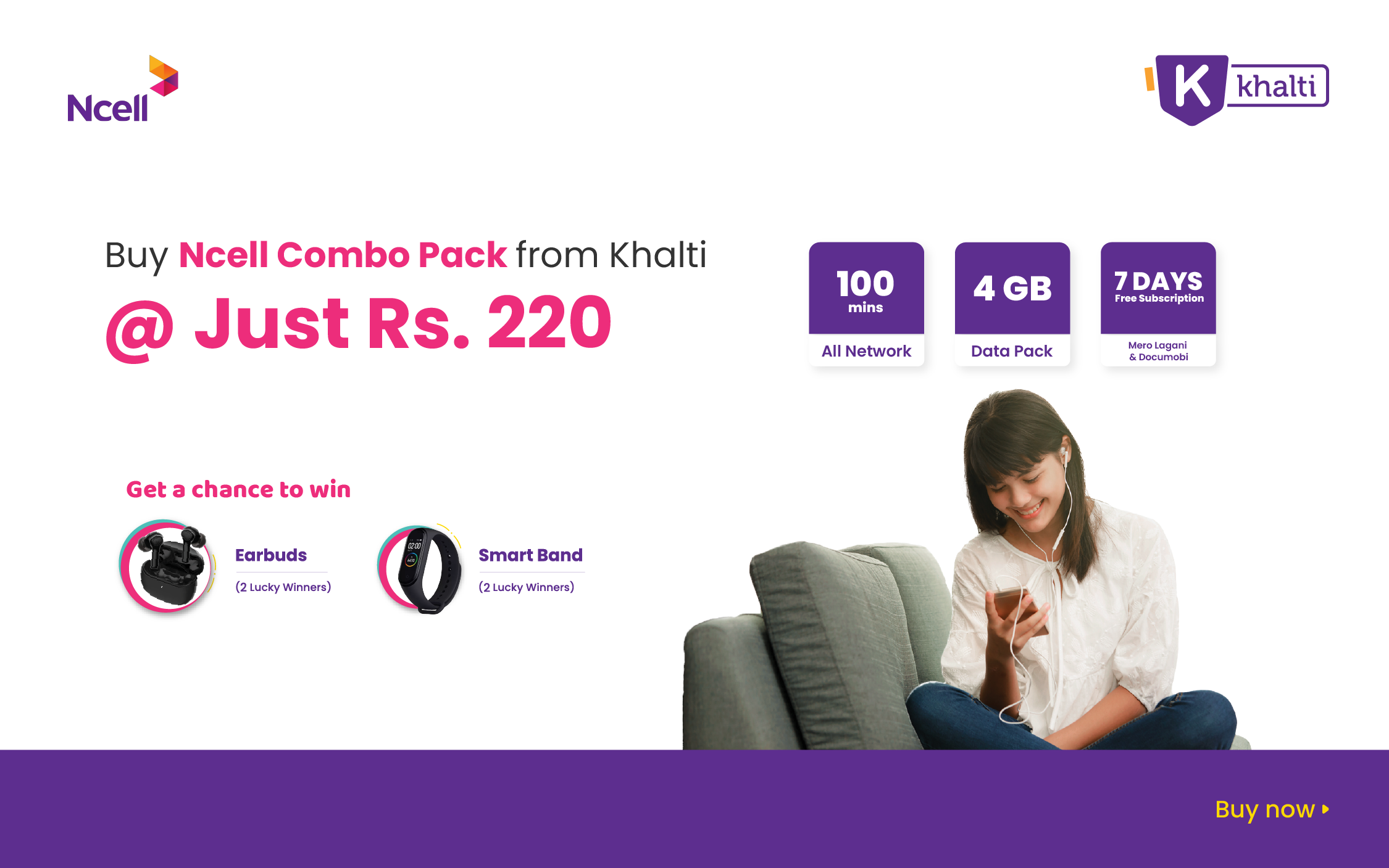 Ncell Combo Pack from Khalti: Weekly Giveaways!