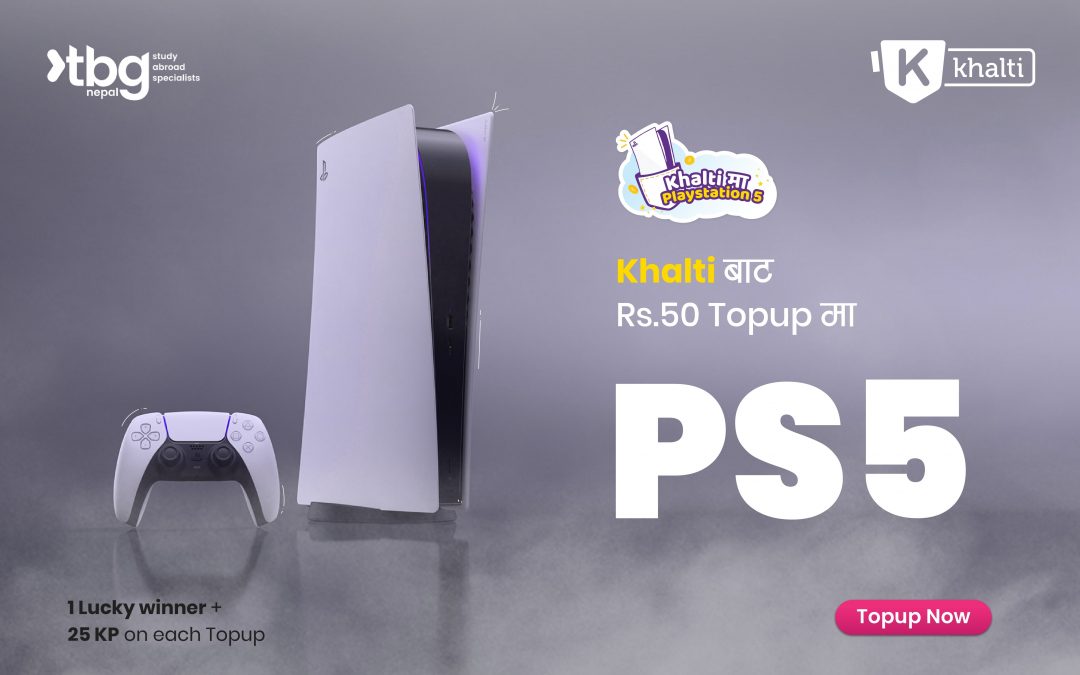 Top-Up from Khalti – Get a chance to win PS5