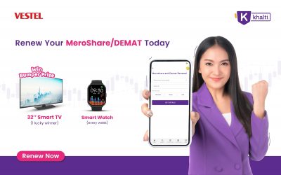 Renew your Mero share and Demat from Khalti and win big !!