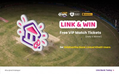 FREE NPL Match Tickets to Siddhartha Bank Linked Khalti Users