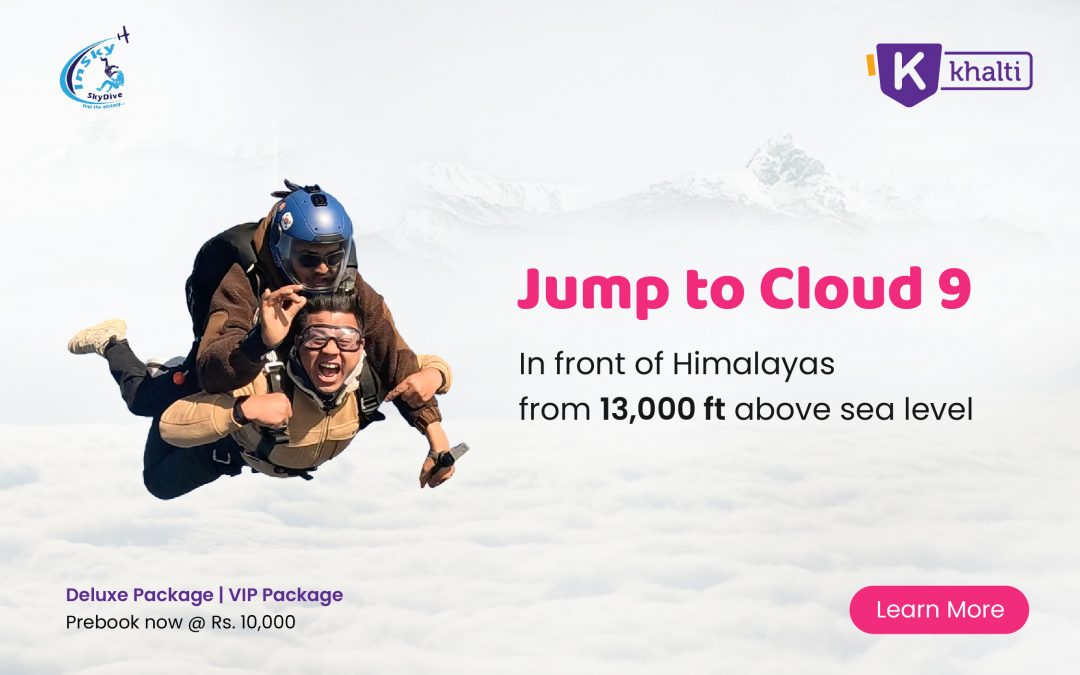 Experience the Thrill of Skydiving in Pokhara with Insky Skydive & Khalti!