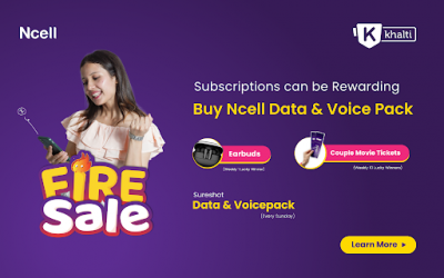 Unlock Exclusive Rewards with Khalti X Ncell Firesale – Every Sunday!