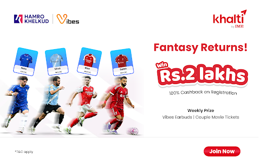 Play, Score & Win Big with Hamro KHELKUD × Khalti FPL!