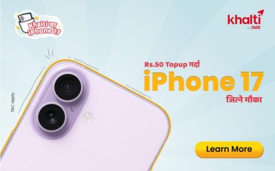 Top Up & Win an iPhone 17 with Khalti!