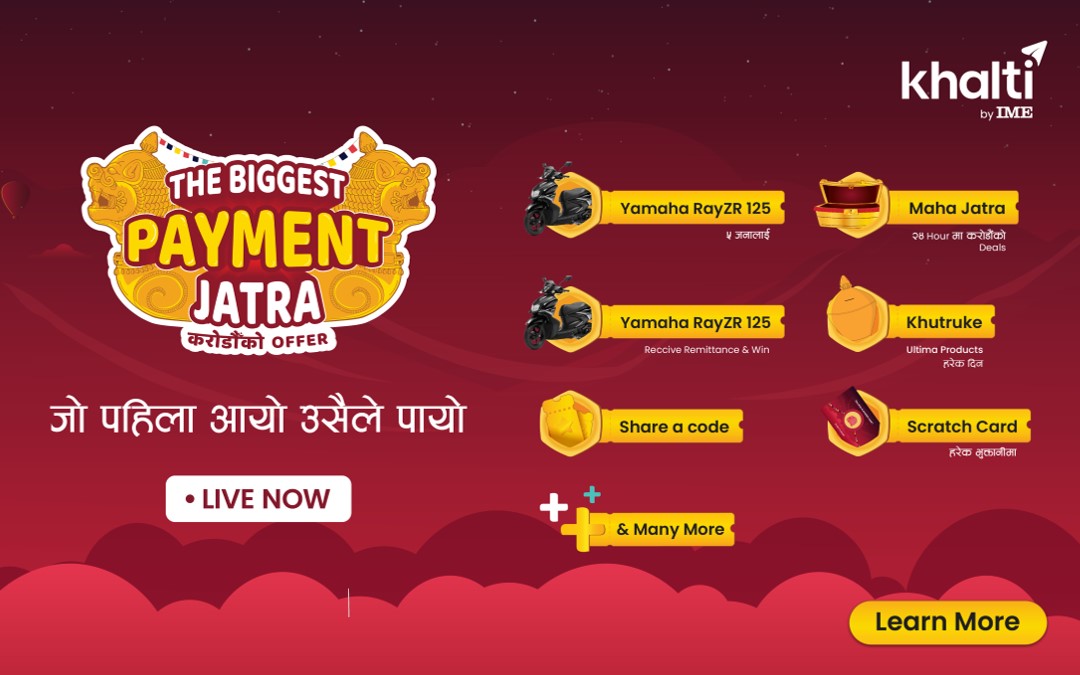 The Biggest Payment Jatra 5.0: Rewards, Battles & a Yamaha RayZR 125