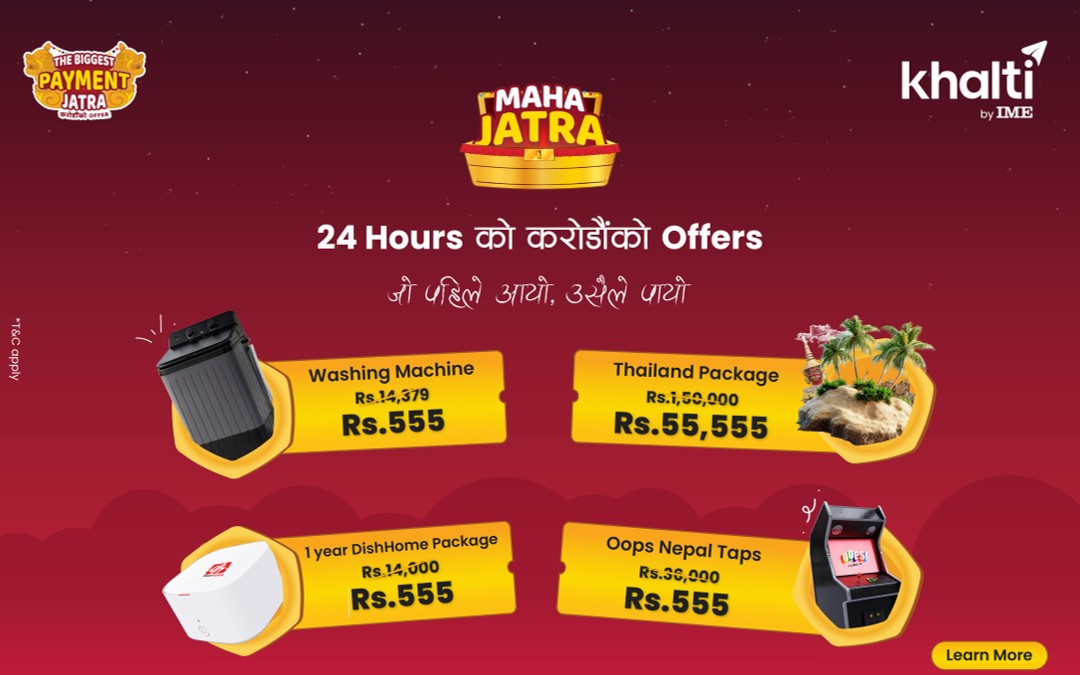 MAHAJATRA IS HERE: BIGGER DEALS, BETTER SAVINGS, ONLY ON KHALTI