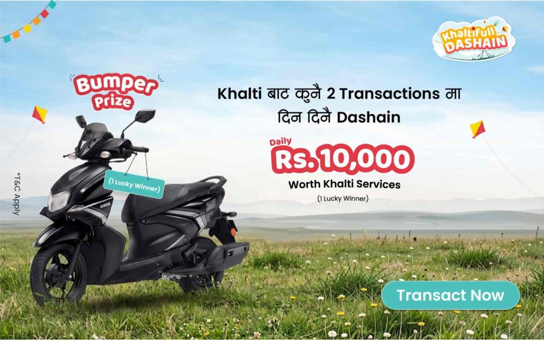Dashain Offers 2083: Win a Scooter, Get Cashback and Digital Dakshina with Khalti